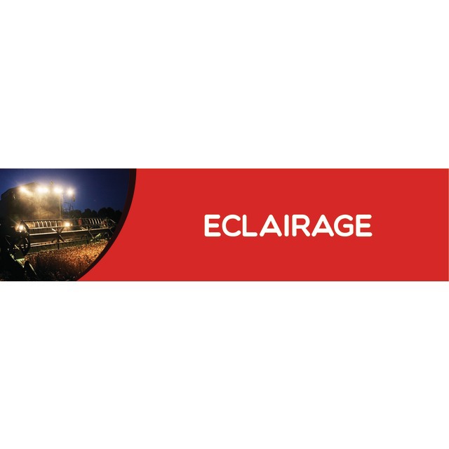 Bandeau Eclairage PVC 0,3 X 980 X 250 MM Fond Rouge référence fournisseur 9031130